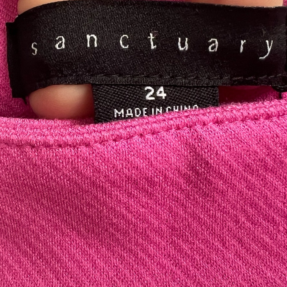 Anthropologie Sanctuary High Waist Wide leg Colorful. Bold Trouser Pant Feminine - Picture 5 of 10